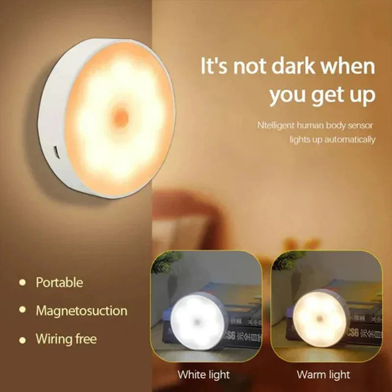 PathGlow Motion Sensor LED Light | USB Rechargeable for Cabinets & Stairs