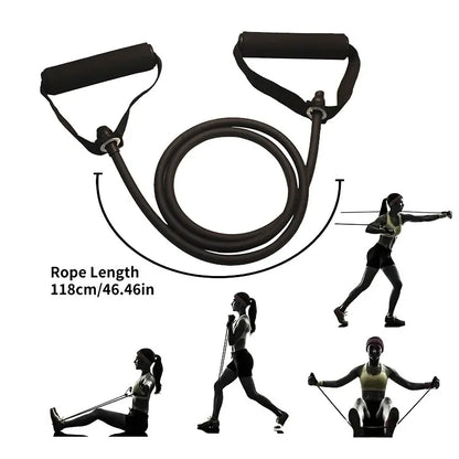 Resistance Bands With Handles, Exercise Bands For Men/Women, Strength Training Equipment At Home
