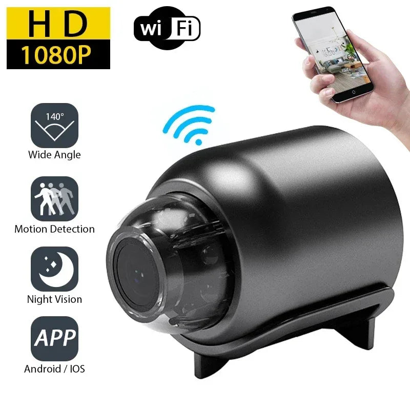 New X5 Mini Camera 1080P Clear Night Vision Lightweight Portable Premium Cams Motion Detection Wireless Surveillance Camera - TrendiMarkt
