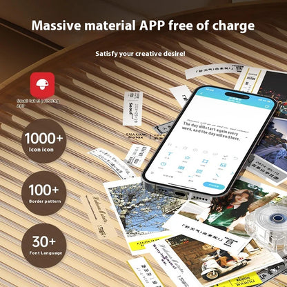 LabelRibbon™ Bluetooth Custom Printer 🎀📱