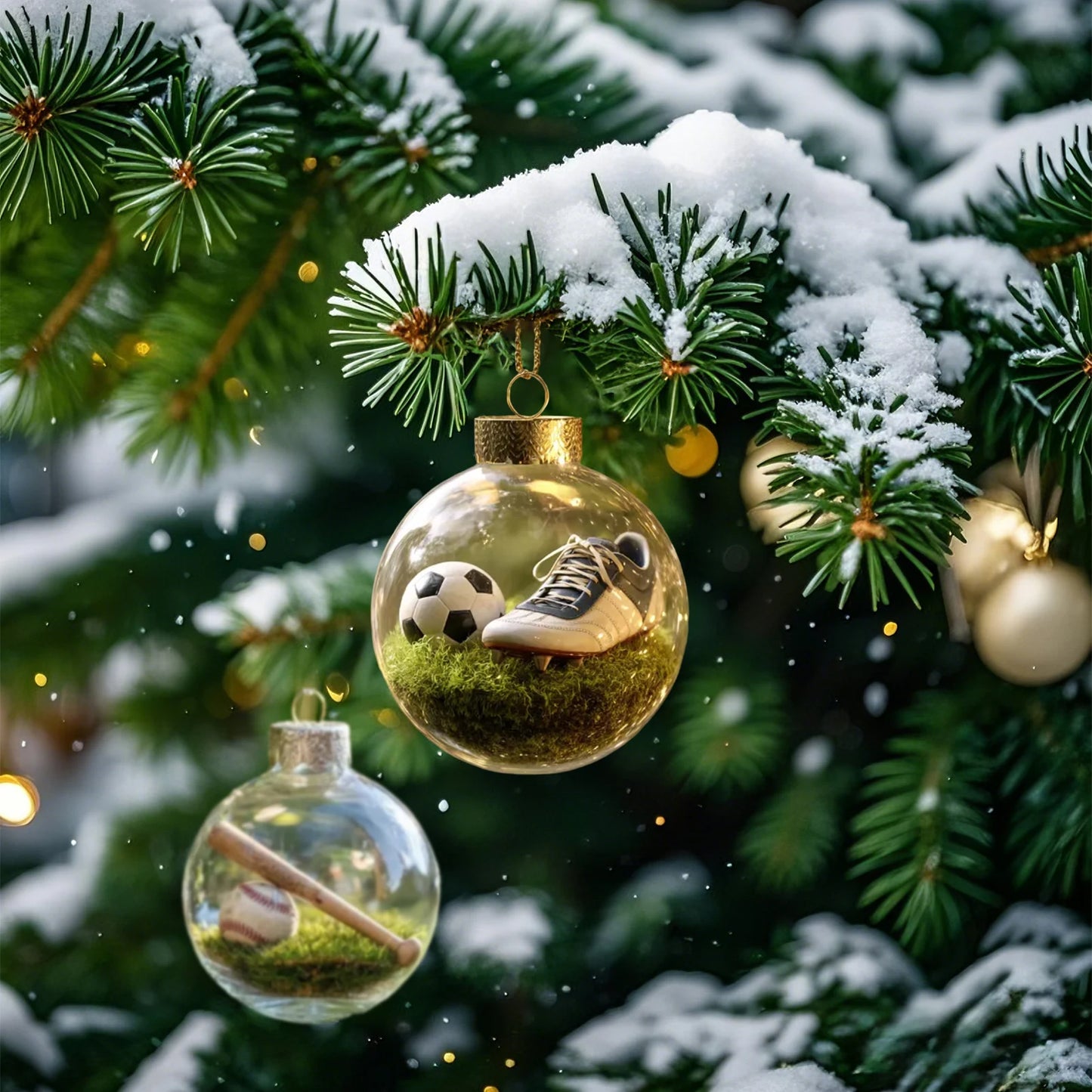 CheerChamp™ Sports-Themed Holiday Decor