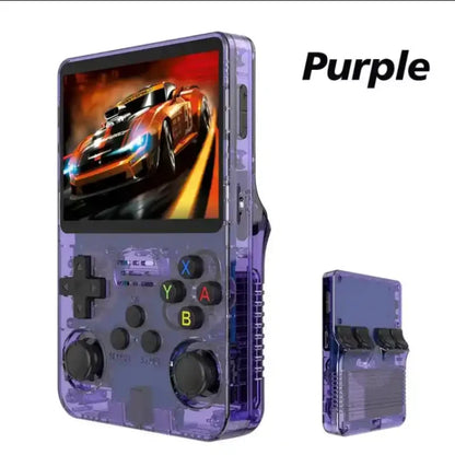 128G R36S Retro Handheld Video Game Console Linux System 3.5 Inch IPS Screen R35S Pro Portable Pocket Video Player 64GB Games