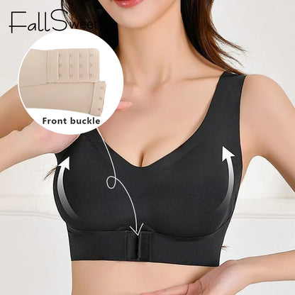 Front-Close Posture Bra with Cross-Back Support 💪