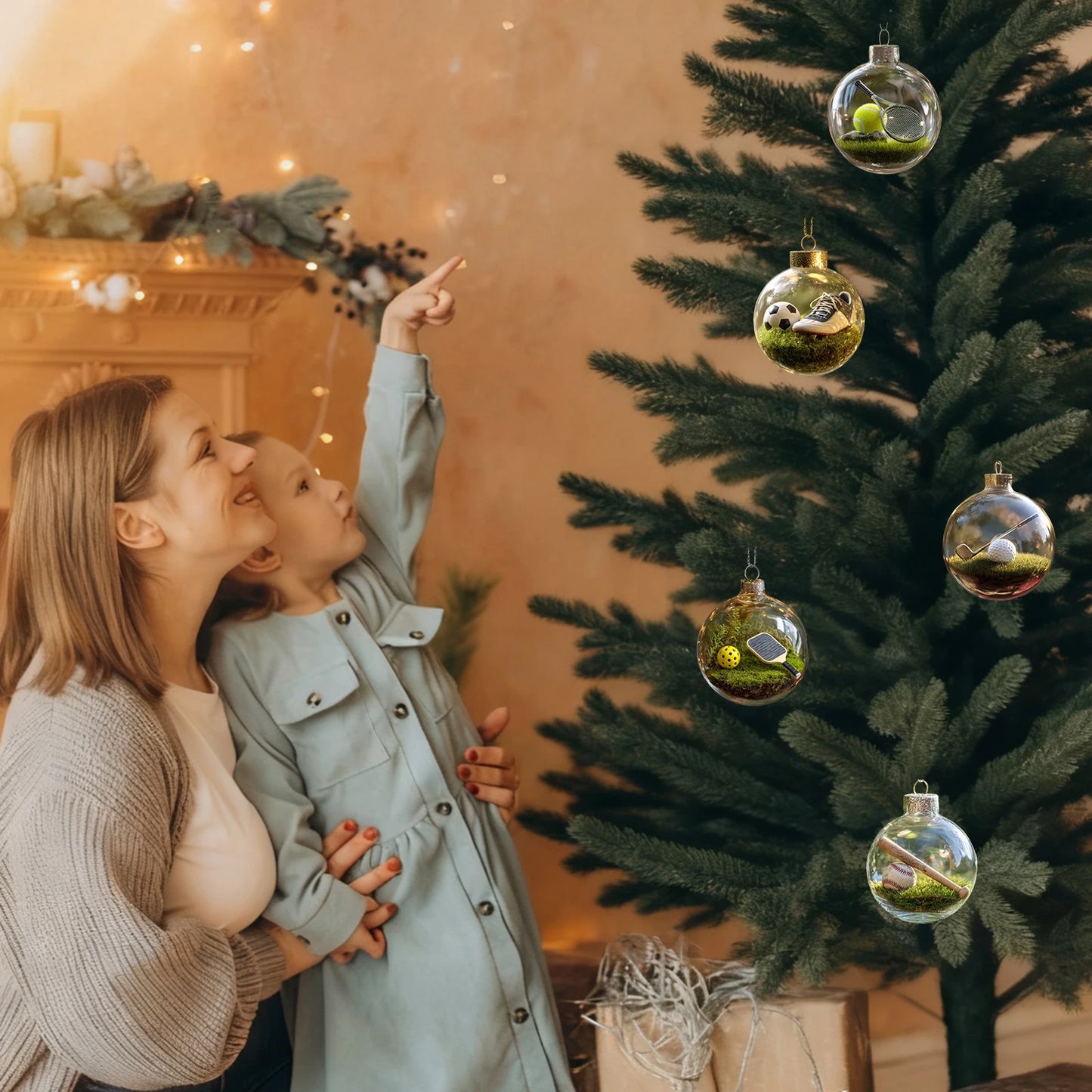 CheerChamp™ Sports-Themed Holiday Decor