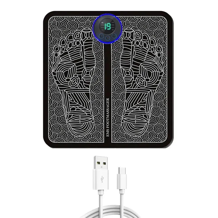 Foot Massager Electric Stimulation Pad With Remote 8 Mode & 19 Levels of Strength