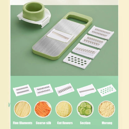 Versatile 12in1 Manual Vegetable Chopper  Slicer