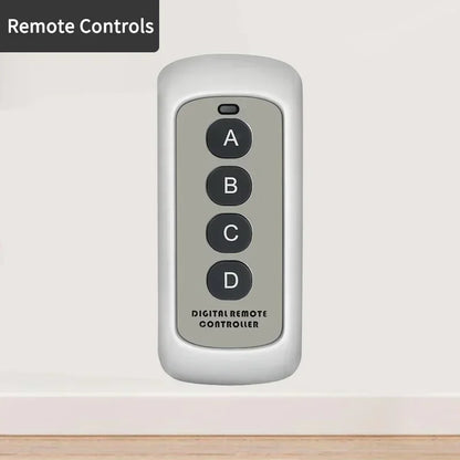 TNCE RF433MHz Mini Wireless Remote Control Light Switch 1/2/3 Gang 86 Wall Transmitter Switch Button Wall Panel Switch