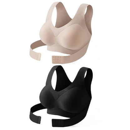 Front-Close Posture Bra with Cross-Back Support 💪