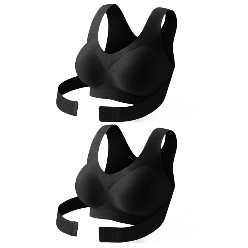 Front-Close Posture Bra with Cross-Back Support 💪