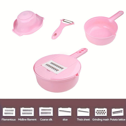 Versatile 12in1 Manual Vegetable Chopper  Slicer