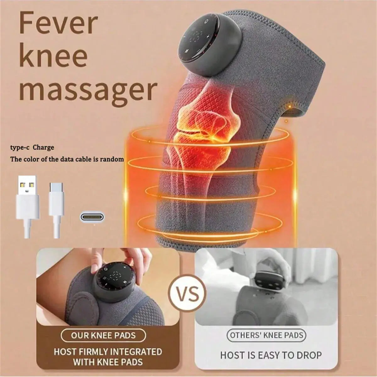 Soothing Heated Knee Massager