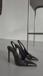 Idyll Signature Chain Slingback Stiletto Pump