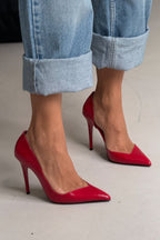 Sally Luxury Patent Leather Stiletto Pumps – 10 CM Heel