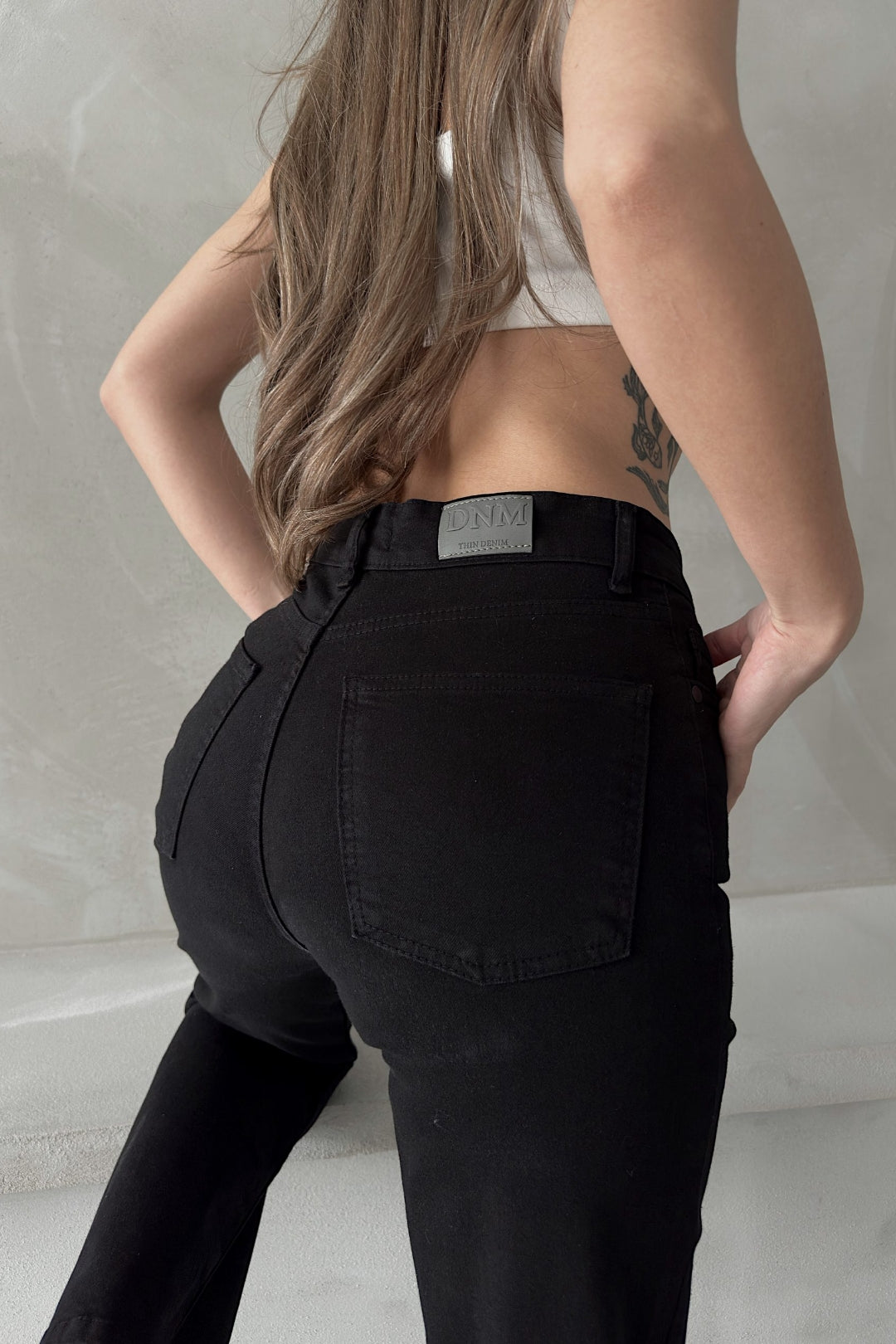 Ariane Yüksek Bel Düz Paça Jean
