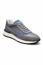 Gri %100 Hakiki Deri Ultra Hafif Eva Taban Sneaker