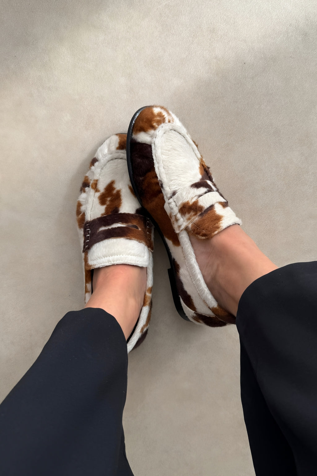 Milka Patterned Elegant Women's Ballet Flats