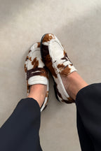 Milka Patterned Elegant Women's Ballet Flats