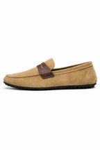 Hazelnut Genuine Suede Ultra Flexible Rubber Sole Loafer