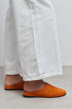 Liguria – Handmade Genuine Leather Flat Slide Sandals