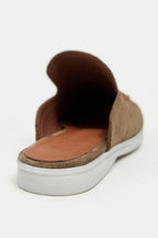 Sorrento – Handcrafted Genuine Suede Leather Mule Loafers – Navy Suede