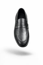 Siyah Hakiki Deri Ultra Esnek Penny Loafer
