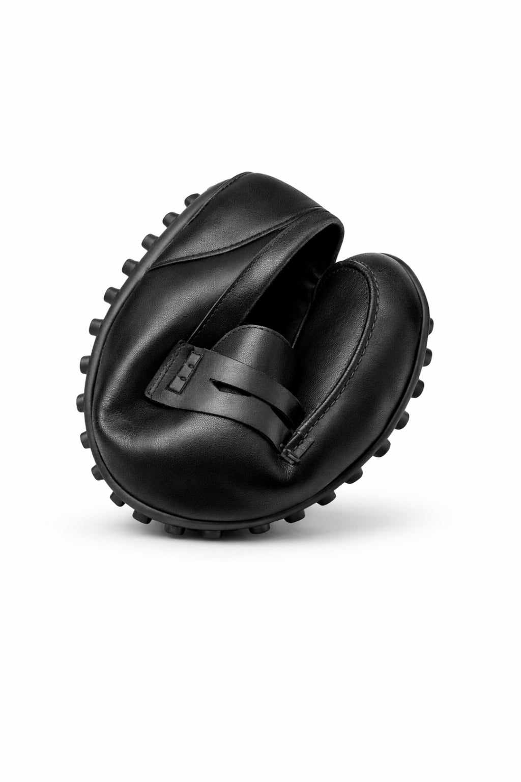 Siyah Hakiki Deri Ultra Esnek Penny Loafer