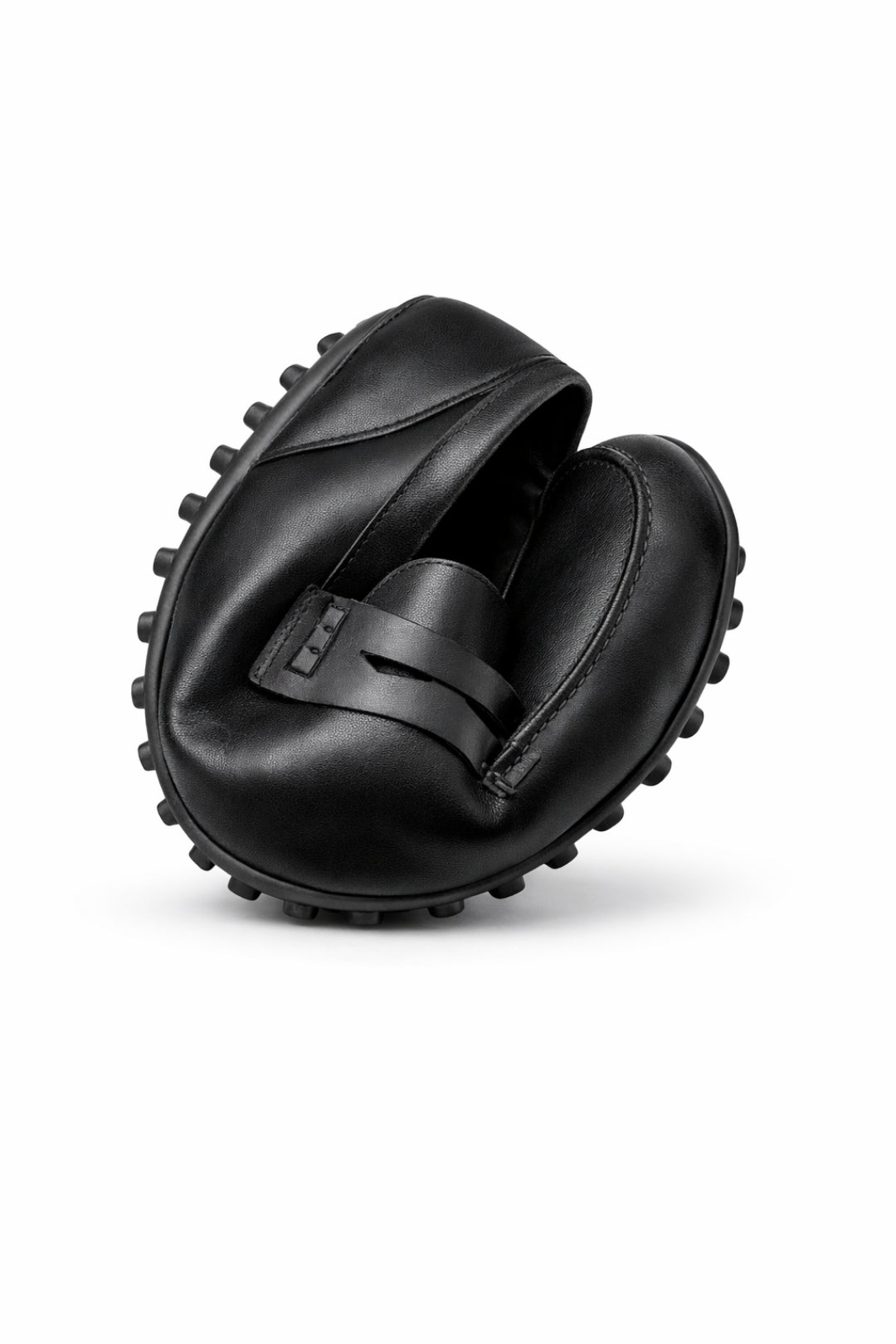 Siyah Hakiki Deri Ultra Esnek Penny Loafer