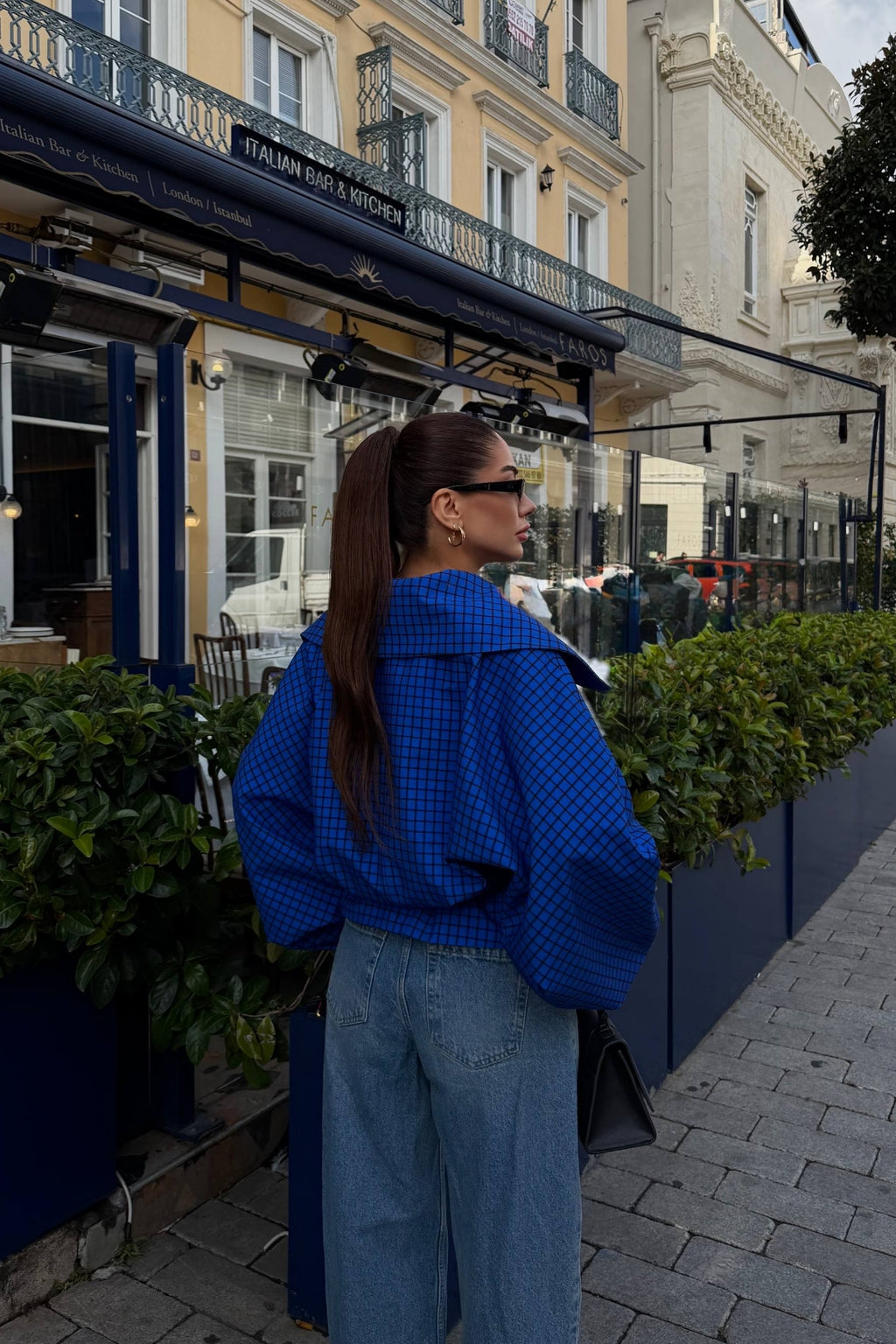 Ravik Boyfriend Fit Soft Touch Jacket – Blue