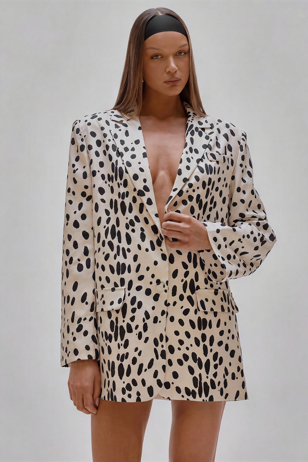 Marlene Spotted Blazer Dress