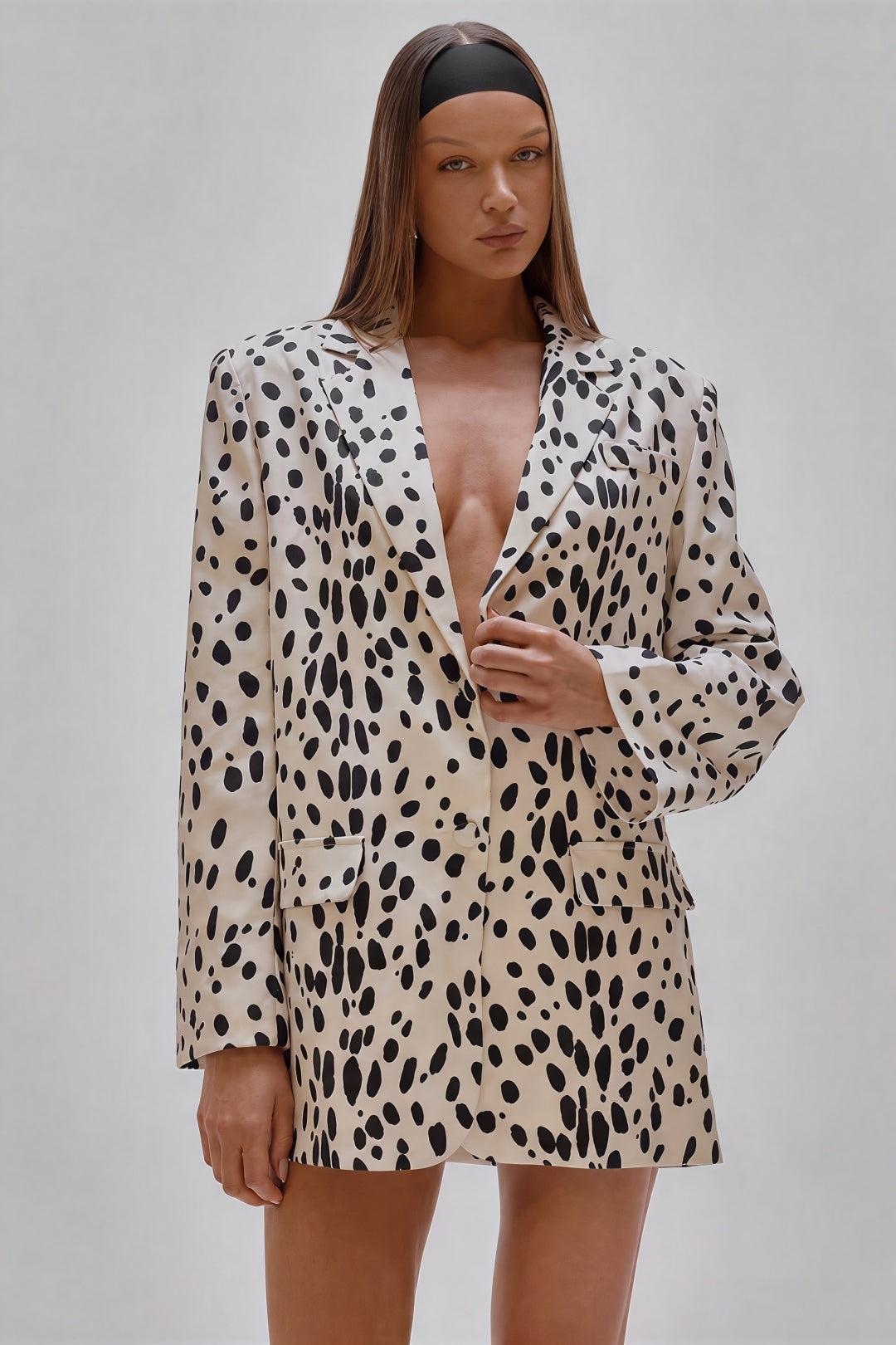 Marlene Spotted Blazer Dress
