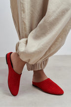 Liguria – Handmade Genuine Leather Flat Slide Sandals