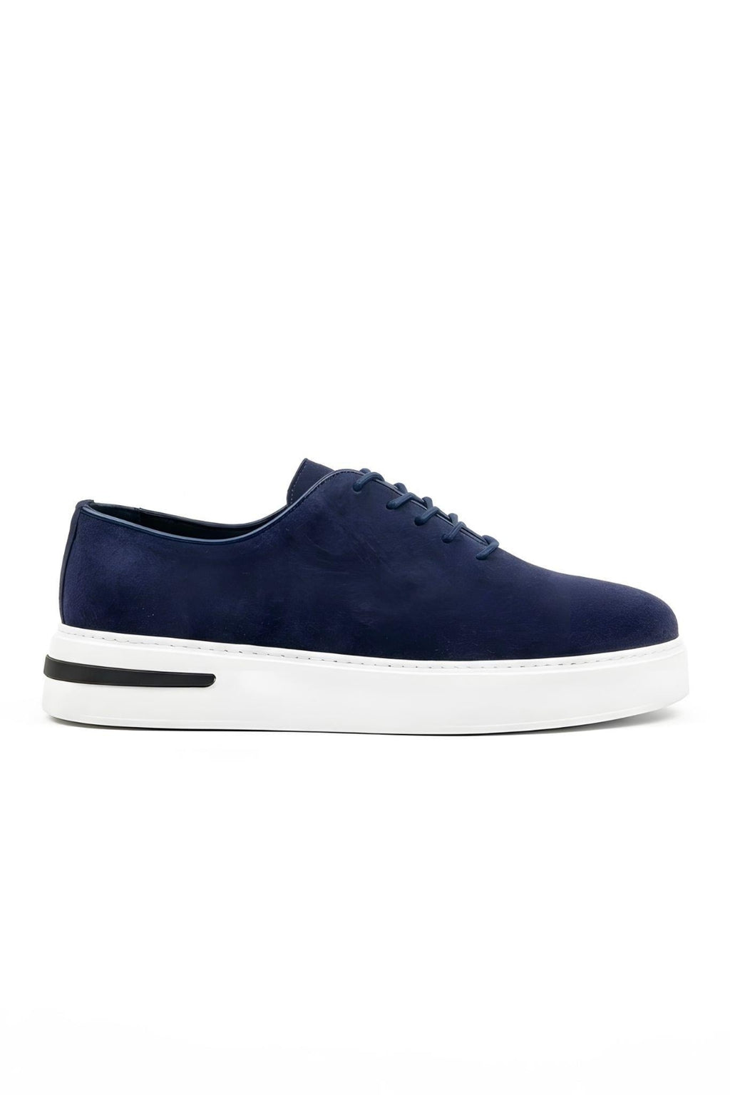 Navy Genuine Suede Lightweight EVA Sole Sneaker