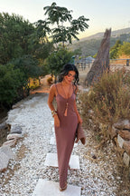Maristelle Strappy Midi Dress