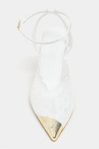 Celestia Royale Lace Couture Ankle Strap Heels – Burgundy