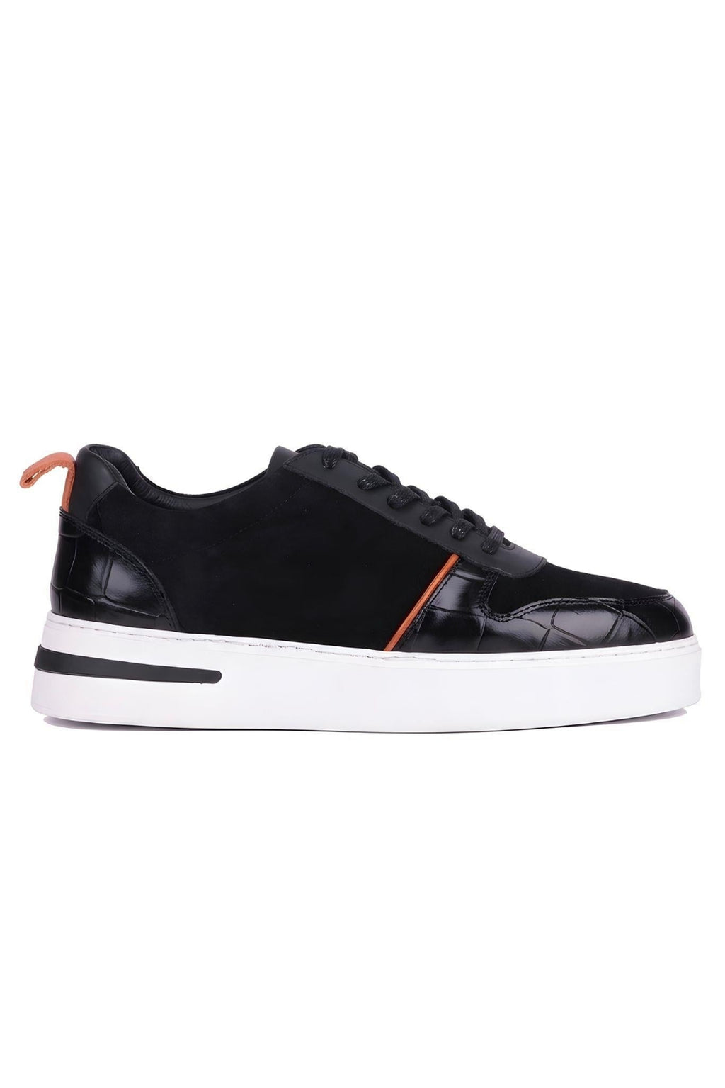 Yanko Siyah %100 Hakiki Deri Ultra Hafif Eva Taban Sneaker