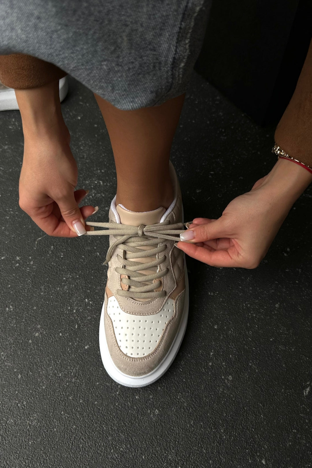 Kapitone Detaylı Multi-Color Kadın Spor Ayakkabı