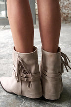 Craft Genuine Suede Beige Women's Boots