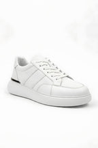Beyaz %100 Hakiki Deri Hafif Eva Taban Sneaker