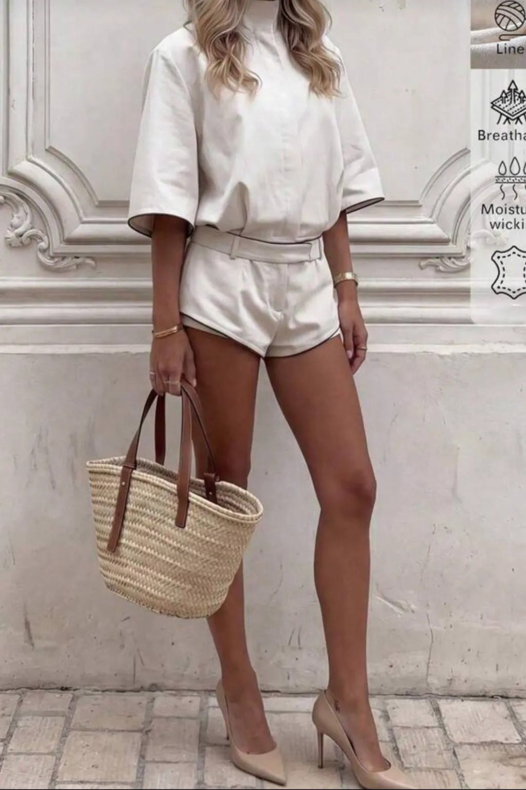 Isadora Open-Back Scuba Two-Piece Set
