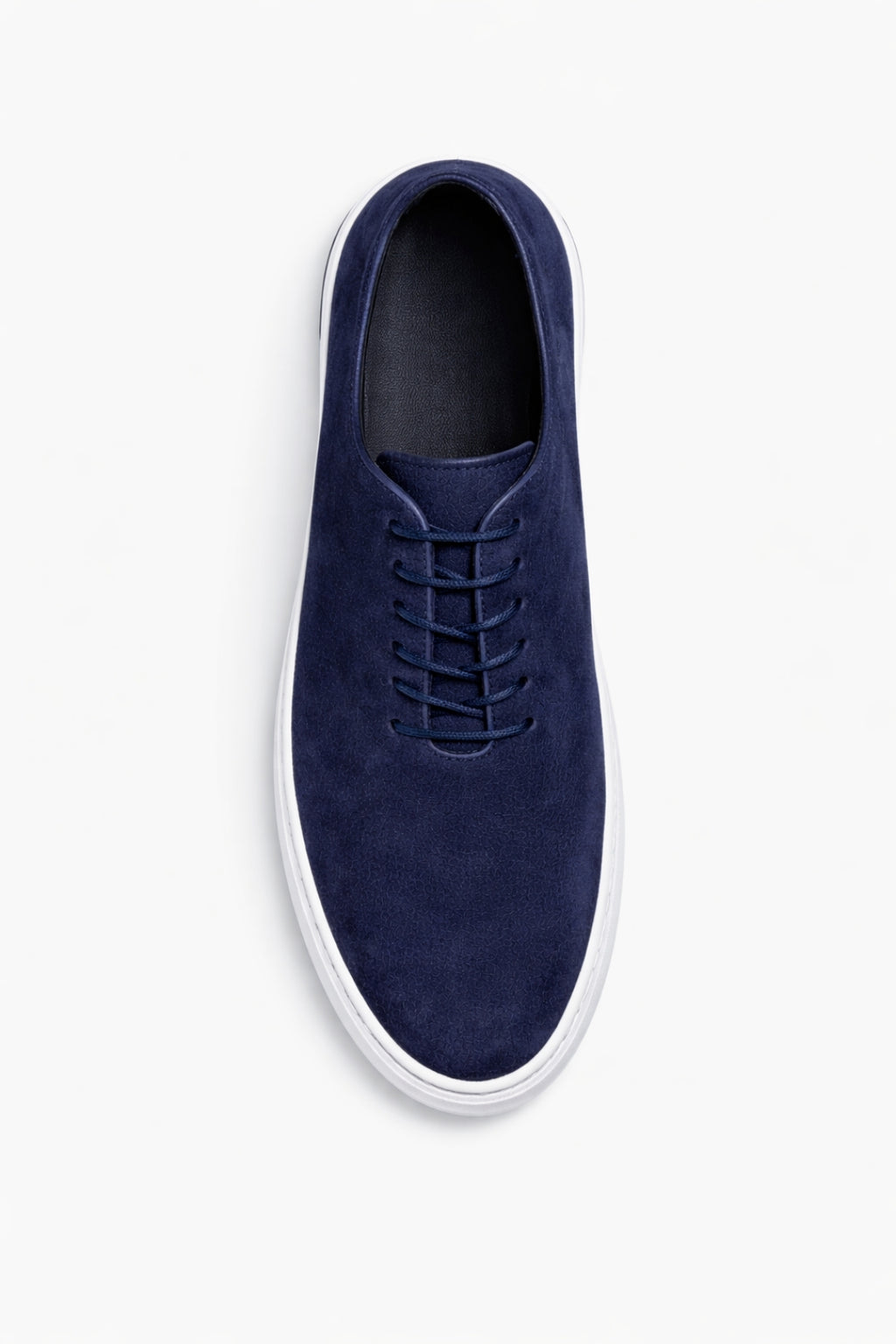 Navy Genuine Suede Lightweight EVA Sole Sneaker