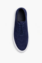 Navy Genuine Suede Lightweight EVA Sole Sneaker