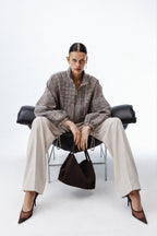 Tavik Checked Drawstring Zip Jacket
