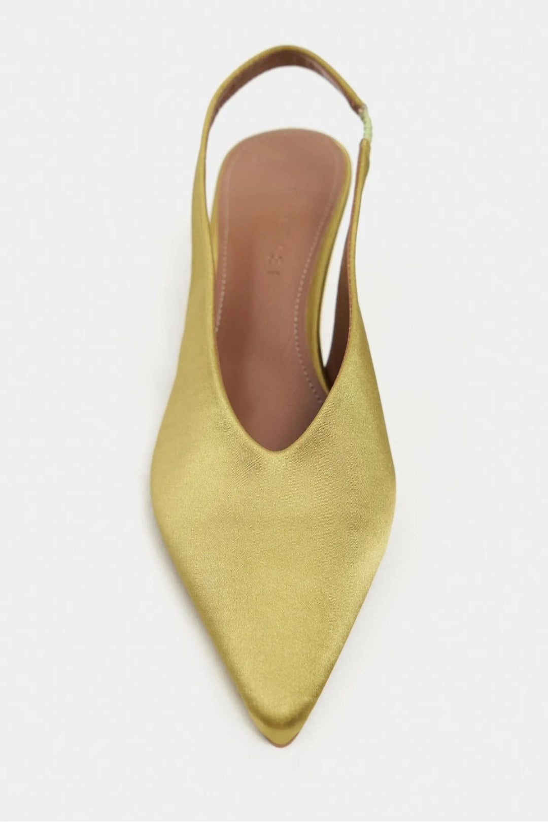 WILSON Satin Slingback Kitten Heel – Turquoise