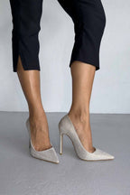 Monaco Crystal Dust Stiletto Pump