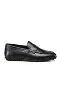 Siyah Hakiki Deri Ultra Esnek Penny Loafer