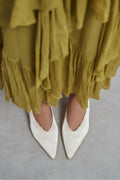 WILSON Satin Slingback Heels – Butter Satin