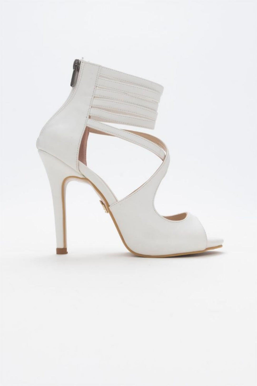 Mina Matte 10 CM Thin Heel Stiletto Shoes – White