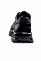 Siyah %100 Hakiki Deri 4 CM İthal Eva Taban Sneaker