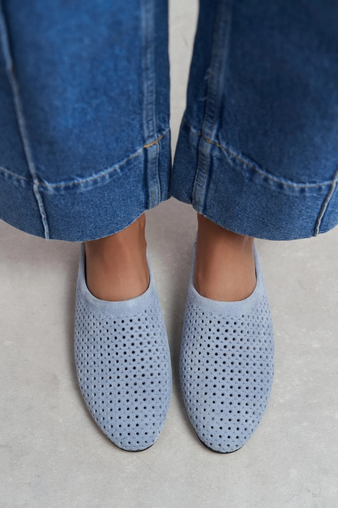 Liguria – Handmade Genuine Leather Flat Slide Sandals