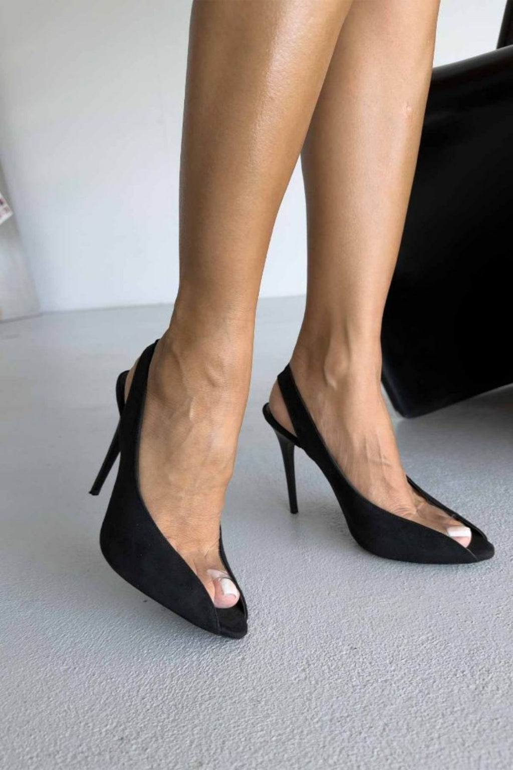 Antonella Şeffaf Detaylı 10 CM İnce Topuklu Stiletto